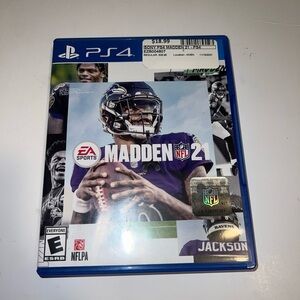 Madden NFL 21 EA Sports Football PS4 Video Game New Open Box Condition Good!!